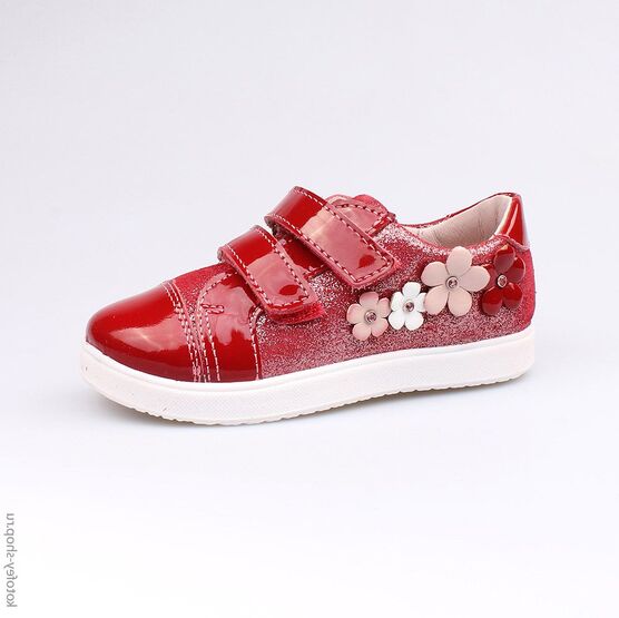 232073-22 Полуботинки для девочки красный