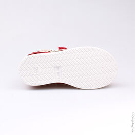 232073-22 Полуботинки для девочки красный фото №3