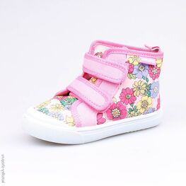 241009-12 Кеды для девочки розовый