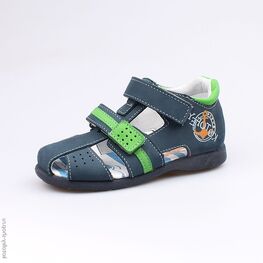 322036-21 Сандалии для мальчики син-зел