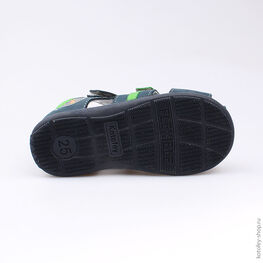 322036-21 Сандалии для мальчики син-зел фото №3