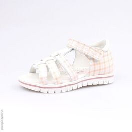 322044-21 Босоножки для девочки персиковый