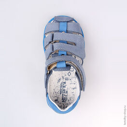 322048-22 Сандалии для мальчики голубой фото №4