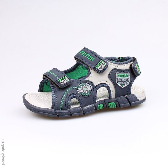 323052-13 Пляжная обувь для мальчики син-зел