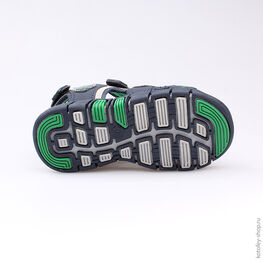 323052-13 Пляжная обувь для мальчики син-зел фото №3