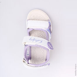 323056-11 Пляжная обувь для девочки бел-сир фото №4