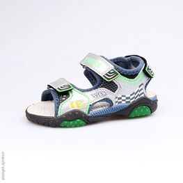 323060-11 Пляжная обувь для мальчики сер-син