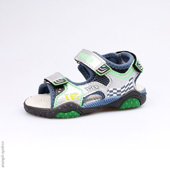 323060-11 Пляжная обувь для мальчики сер-син