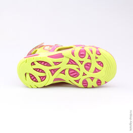 323065-11 Пляжная обувь для девочки фук-сал фото №3