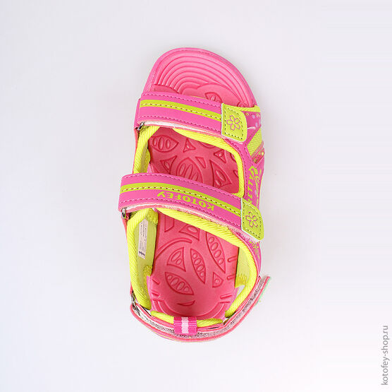 323065-11 Пляжная обувь для девочки фук-сал фото №4