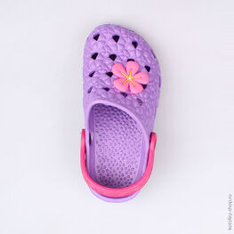 325032-01 Пляжная обувь сиреневая для девочки сиреневый фото №4