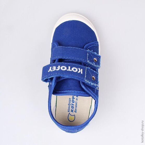 331005-11 Кеды для мальчики светло-синий фото №4