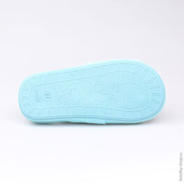 331030-11 Тапочки голубые для девочки голубой фото №3