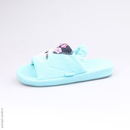 331030-11 Тапочки голубые для девочки голубой