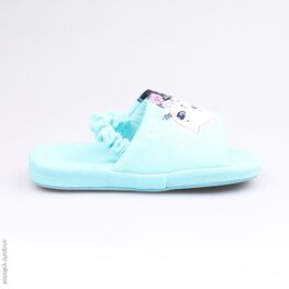 331030-11 Тапочки голубые для девочки голубой фото №2