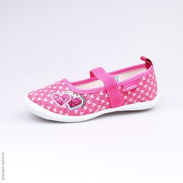 331037-13 Текстильная обувь для девочки фуксия