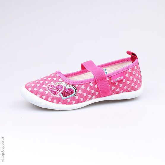 331037-13 Текстильная обувь для девочки фуксия