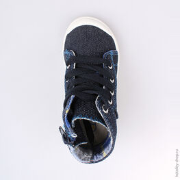 331041-11 Кеды для мальчики светло-синий фото №4