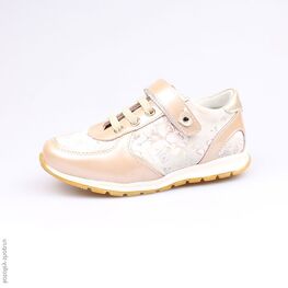 332080-21 Полуботинки для девочки золотой