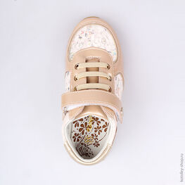 332080-21 Полуботинки для девочки золотой фото №4