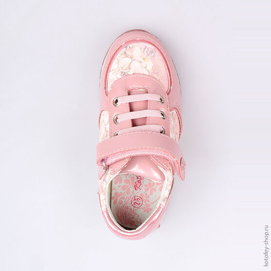 332080-22 Полуботинки для девочки розовый фото №4