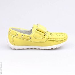 332084-21 Полуботинки для девочки желтый фото №2