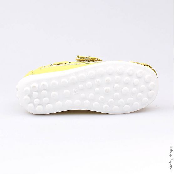 332084-21 Полуботинки для девочки желтый фото №3