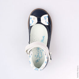 332087-21 Туфли для девочки светло-синий фото №4