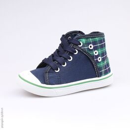 341006-12 Кеды для мальчики син-зел