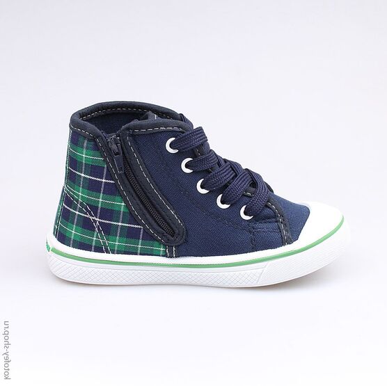 341006-12 Кеды для мальчики син-зел фото №2