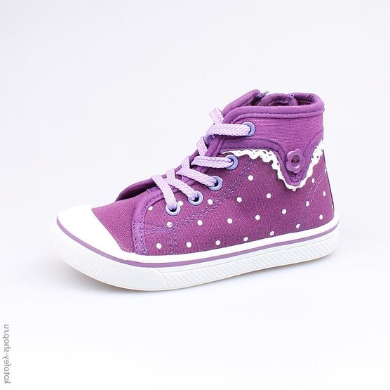 341012-12 Кеды для девочки фиолетовый