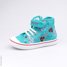 341020-11 Кеды для девочки бирюзовый