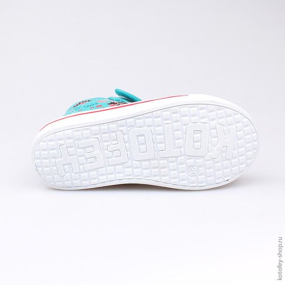 341020-11 Кеды для девочки бирюзовый фото №3