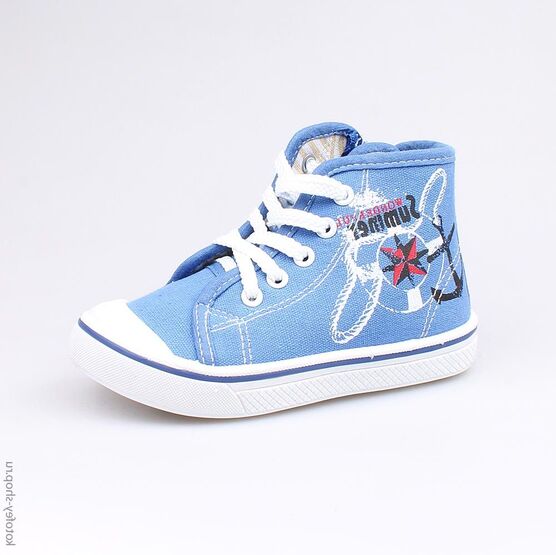 341023-12 Кеды для мальчики голубой