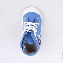 341023-12 Кеды для мальчики голубой фото №4