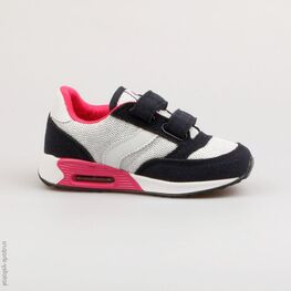 344079-71 Кроссовки для девочки срб-син фото №2