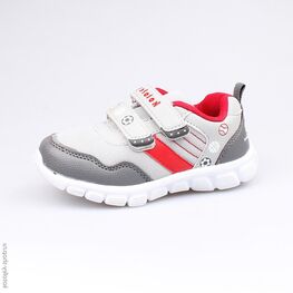 344138-71 Кроссовки для мальчики сер-кра