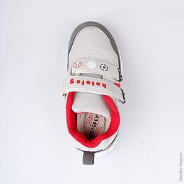 344138-71 Кроссовки для мальчики сер-кра фото №4