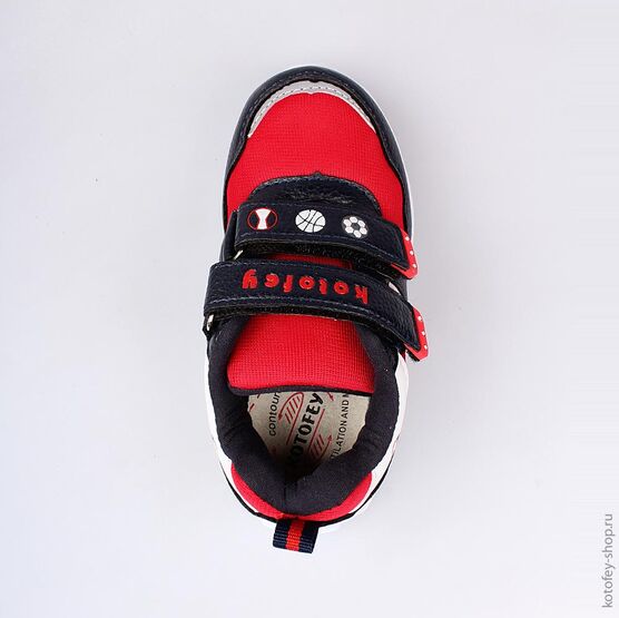 344138-72 Кроссовки для мальчики син-кра фото №4