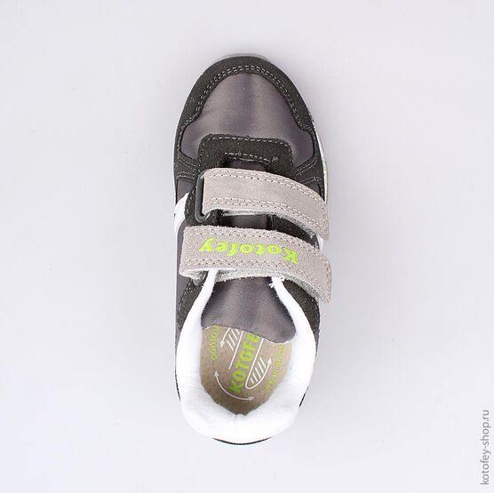 344141-72 Кроссовки для мальчики сер-бел фото №4