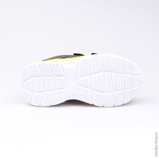 344145-71 Кроссовки для мальчики чер-жел фото №3