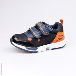 344151-72 Кроссовки с LED-подсветкой для мальчики син-ора