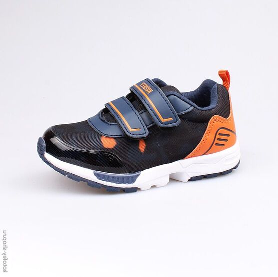 344151-72 Кроссовки с LED-подсветкой для мальчики син-ора