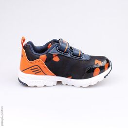 344151-72 Кроссовки с LED-подсветкой для мальчики син-ора фото №2