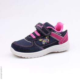 344154-71 Кроссовки для девочки син-роз