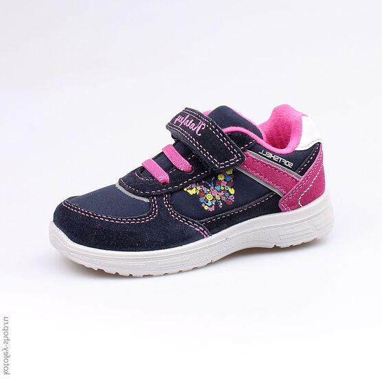 344154-71 Кроссовки для девочки син-роз