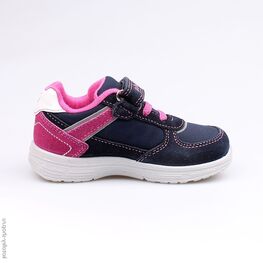 344154-71 Кроссовки для девочки син-роз фото №2