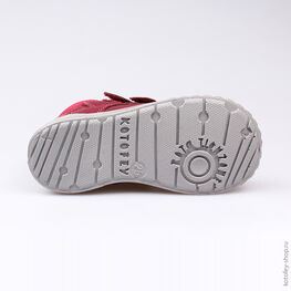 352130-23 Ботинки для девочки бордовый фото №3