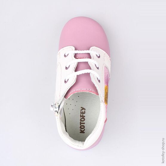 352132-22 Ботинки для девочки сиреневый фото №4