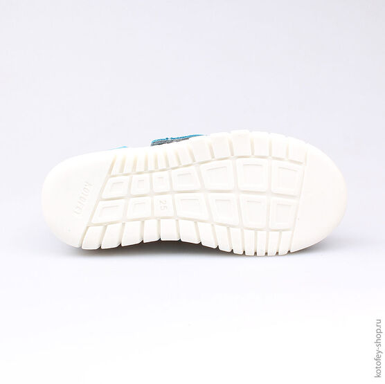 352134-25 Ботинки для девочки бирюзовый фото №3